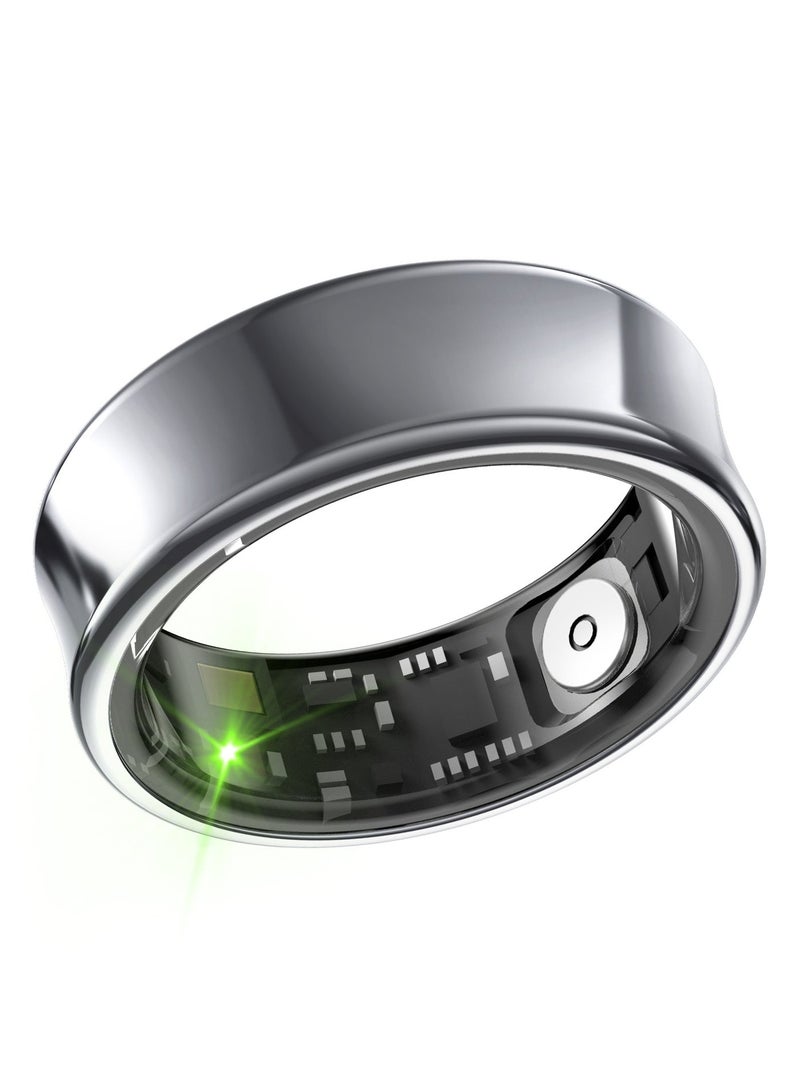 general Smart Ring for Heart Rate, Blood Oxygen, SleepMonitoring, all Weather Motion Calculation, 24-hour Health Monitoring, Protect Your Health, Lightweight and Comfortable, 5ATM Waterproof, Photo Control, Hand Gestures Browse Tiktok, Grey No.V1/2 - Image 4